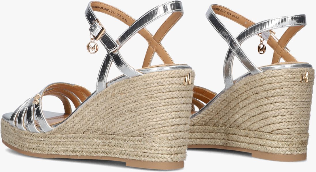 MEXX zilveren mexx espadrilles noemi