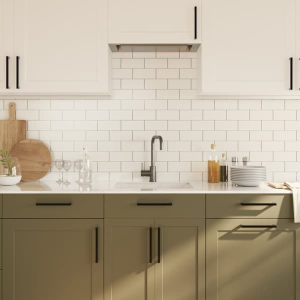 vidaXL Skaphåndtak 20 stk svart 192 mm rustfritt stål