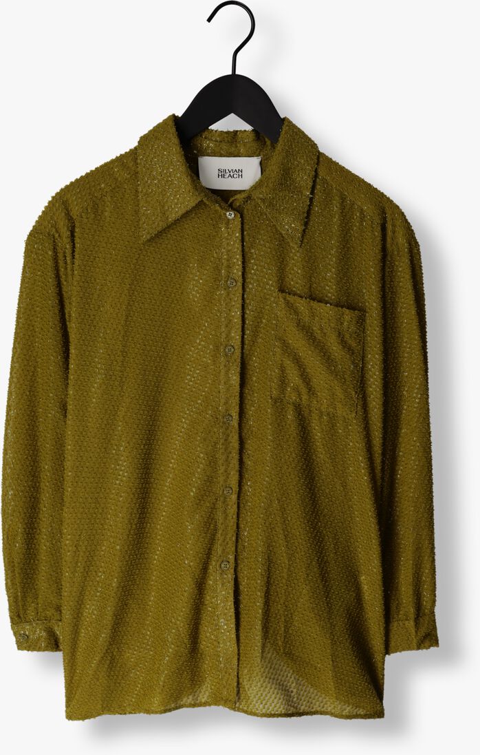 SILVIAN HEACH groene silvian heach blouse camicia m/l -shirt