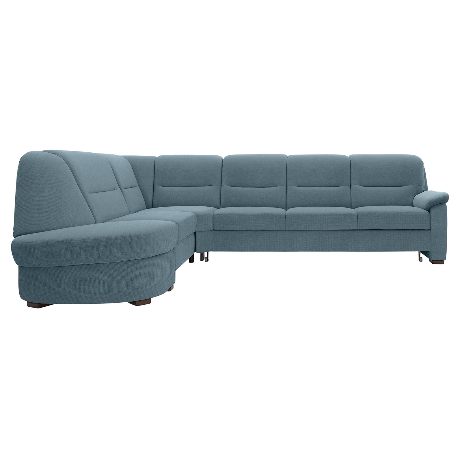polsterpower Ecksofa - Belle ice - Basismodell - Ottomane links