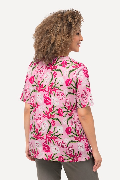 T-Shirt, Meeresmotive, Classic, Rundhals, Halbarm