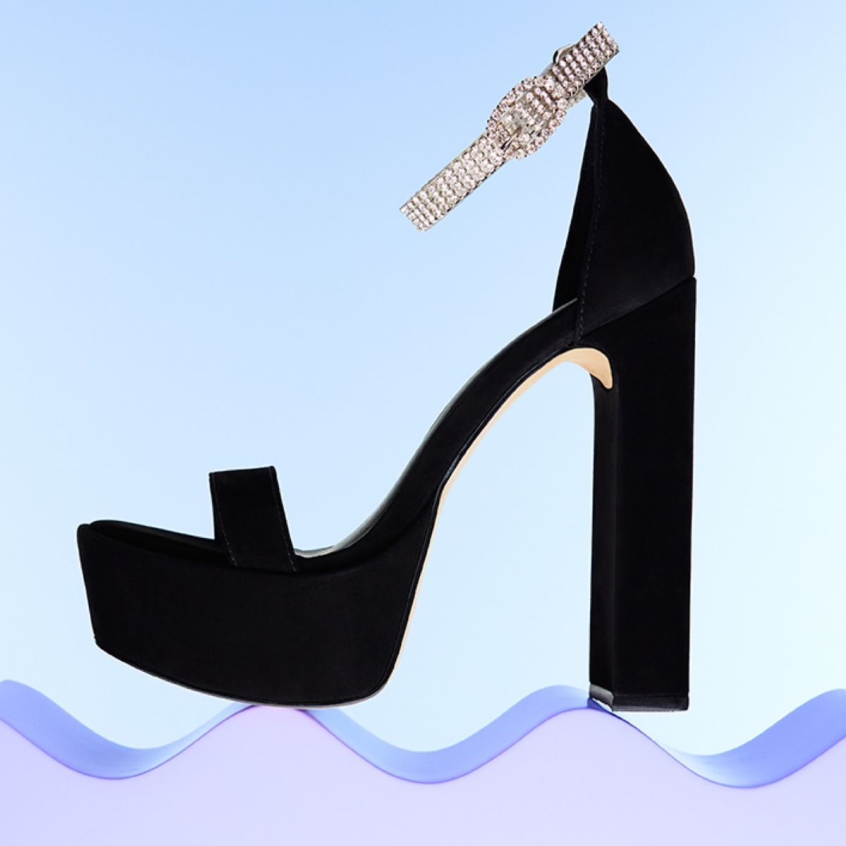 Glorria Black Women Heeled sandals