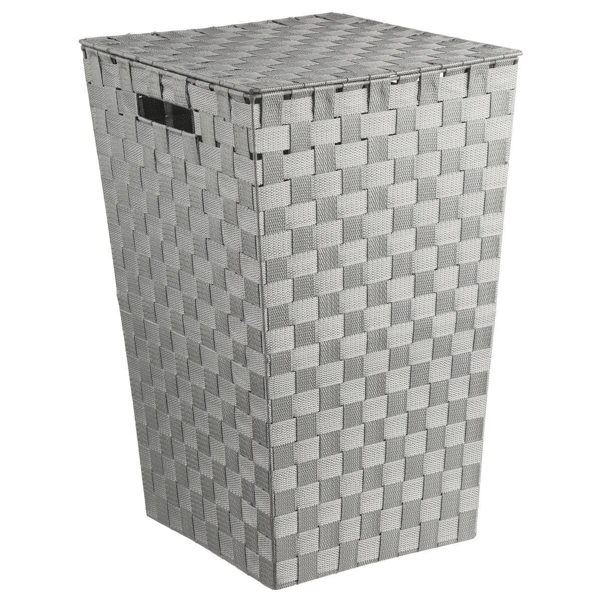 Five Simply Smart Panier à linge gris tressé