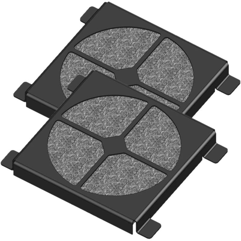 Penn Elcom AF-F12 uitwasbaar stoffilter voor FP02Q-3U (per paar)
