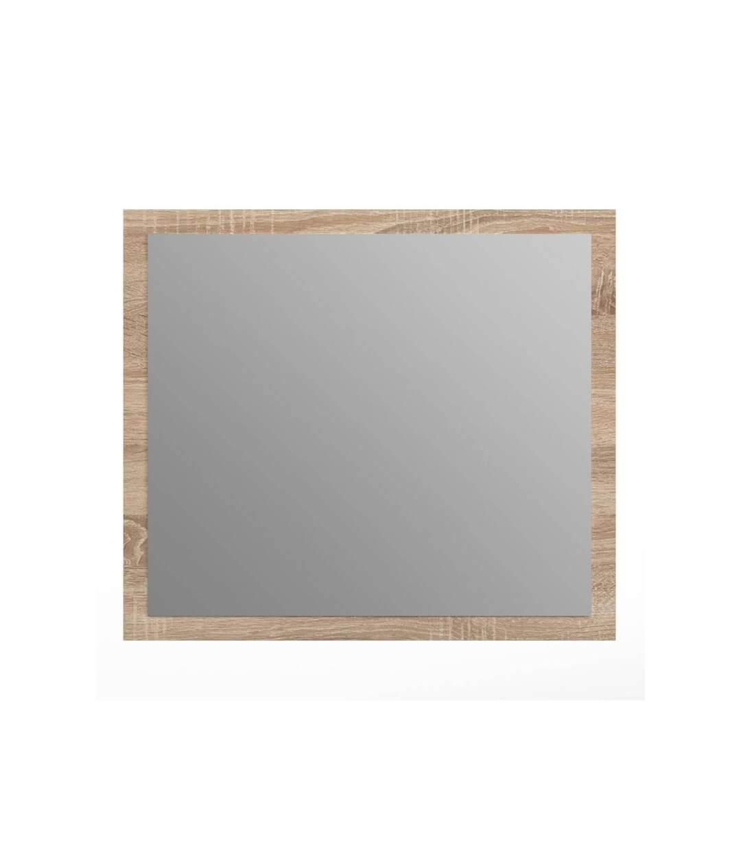 Paris Prix - Miroir Mural Déco isabelle 80cm Naturel