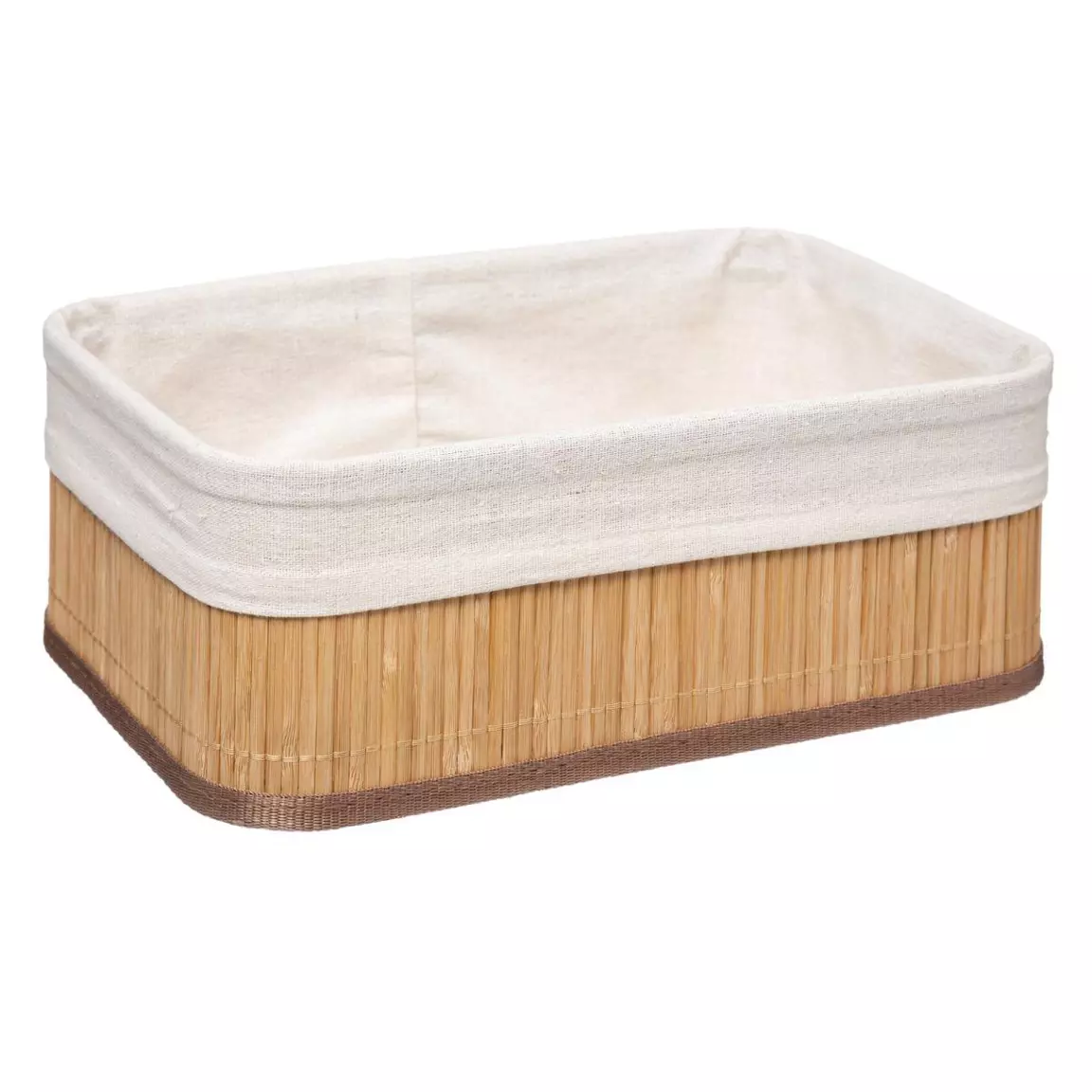Lot de 3 paniers Nuevo Ecru