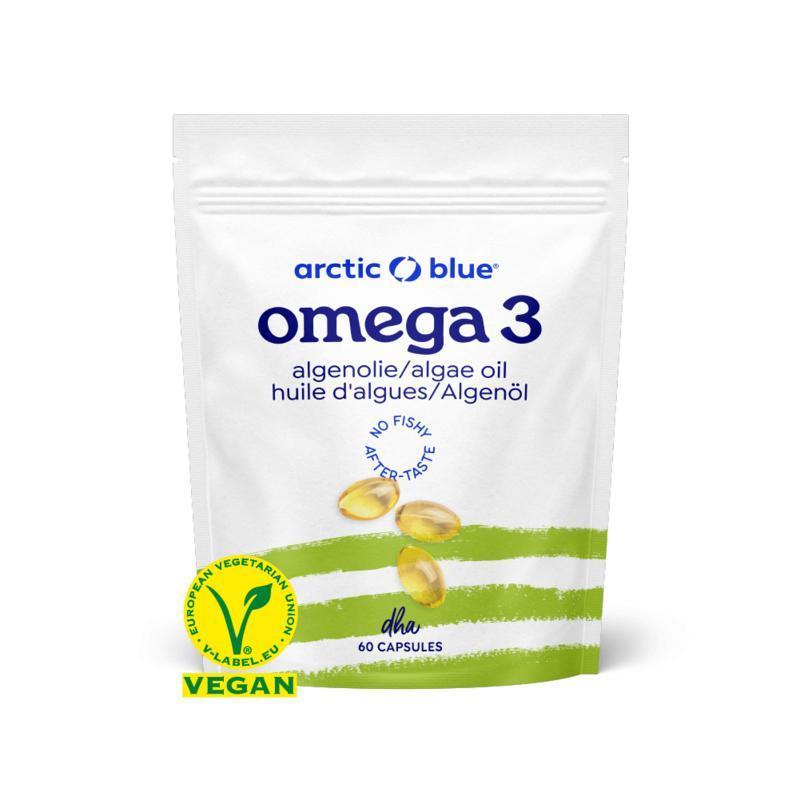 Arctic Blue Omega 3 Algenolie DHA 60 Capsules