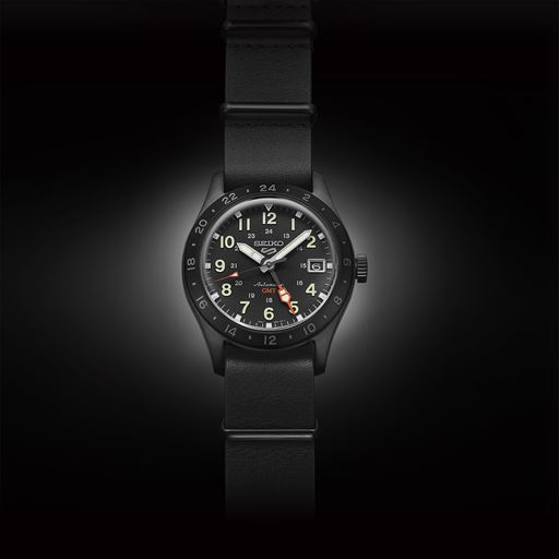 Seiko 5 Sports GMT SSK025K1 Herreur, Titanium, 39 mm