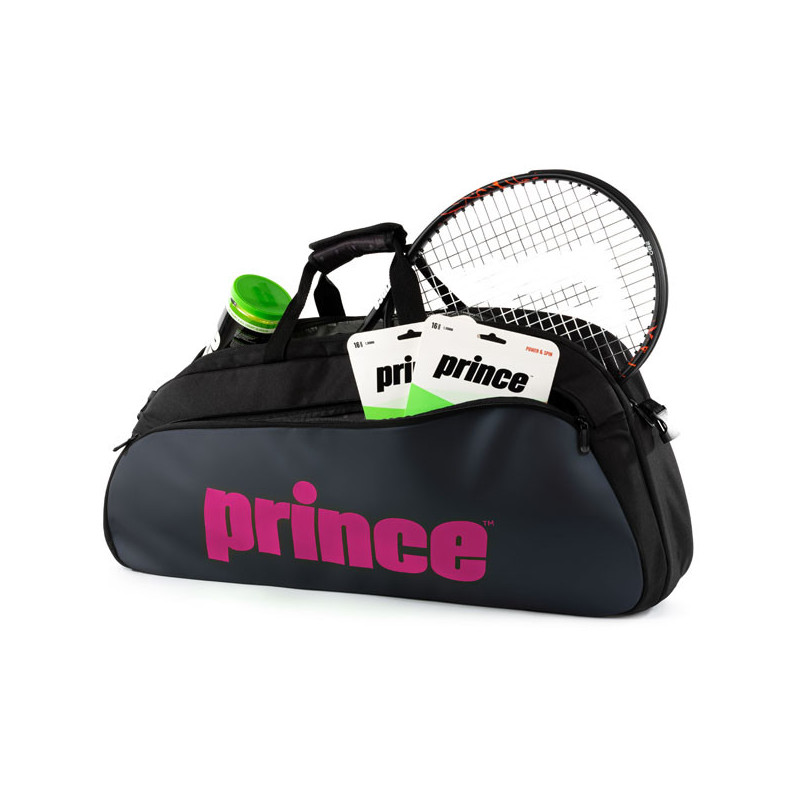 Sac de tennis Prince Thermo 3 Tour Comp noir-rose