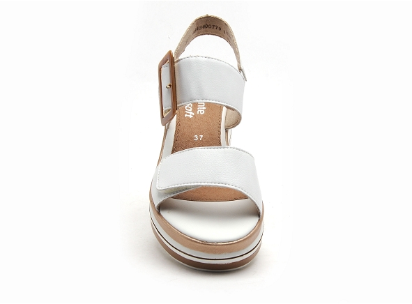 Remonte nu pieds talons femme d1p50 blanc