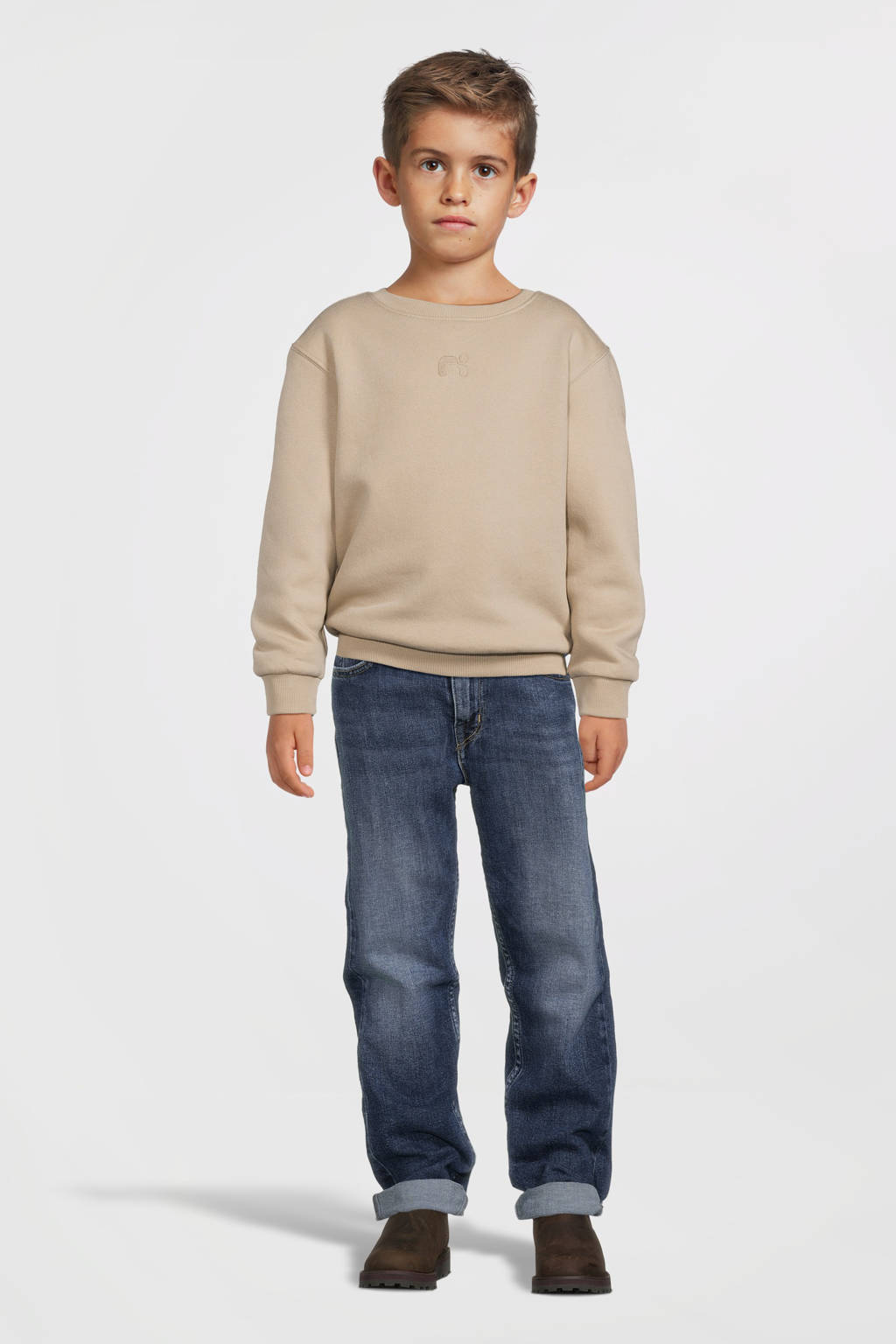 NAME IT sweater NKMOSSY beige