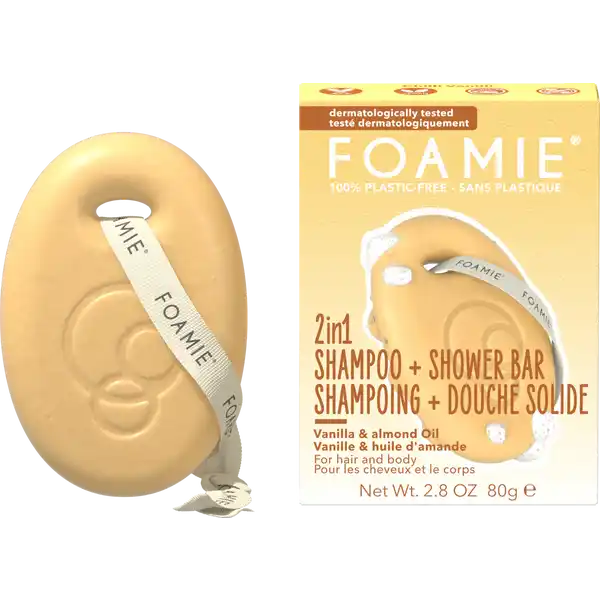 2in1 Festes Shampoo & Duschgel Vanille & Mandelöl