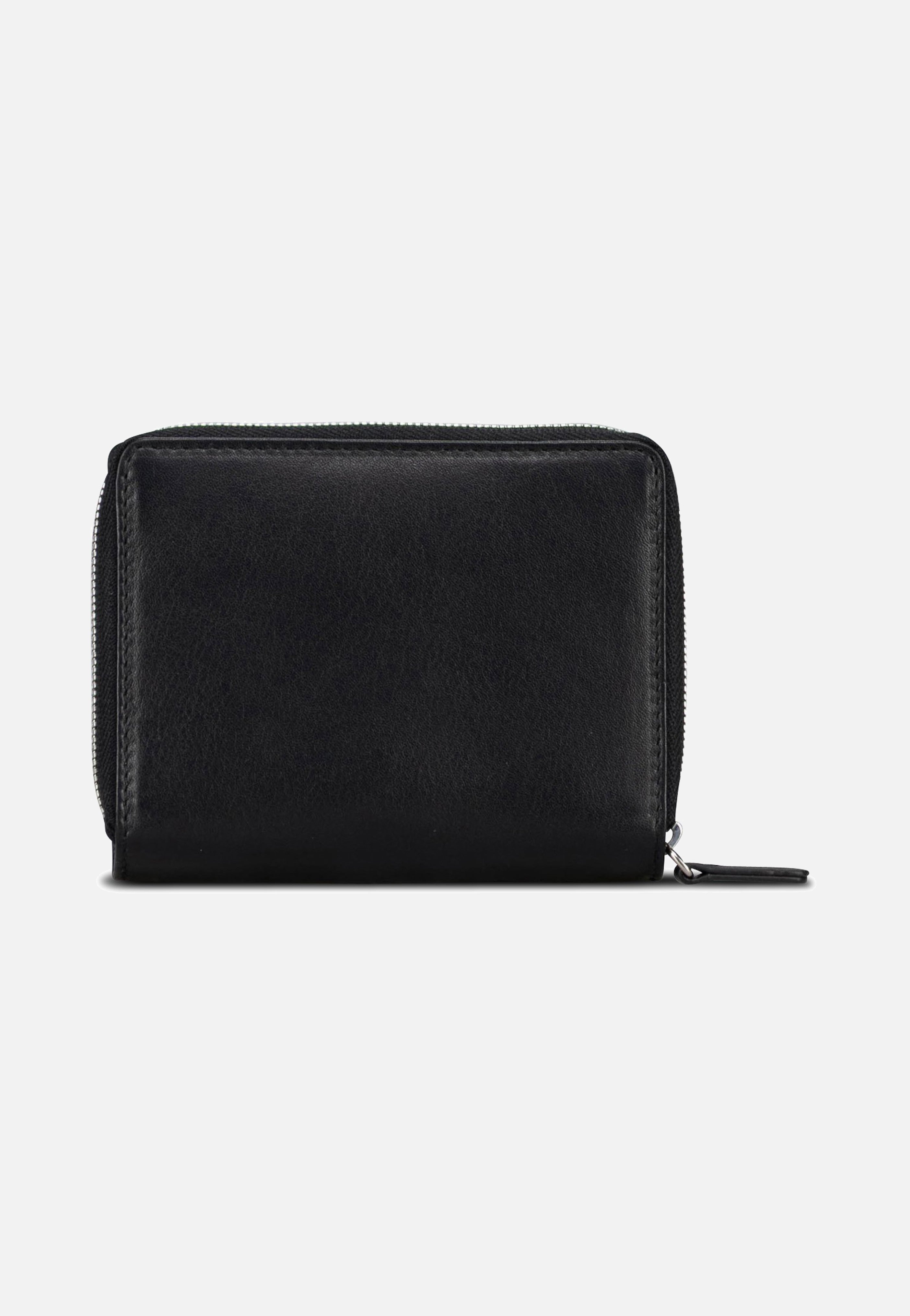 Odense Zip 6332 Medium Black - Portemonnaie