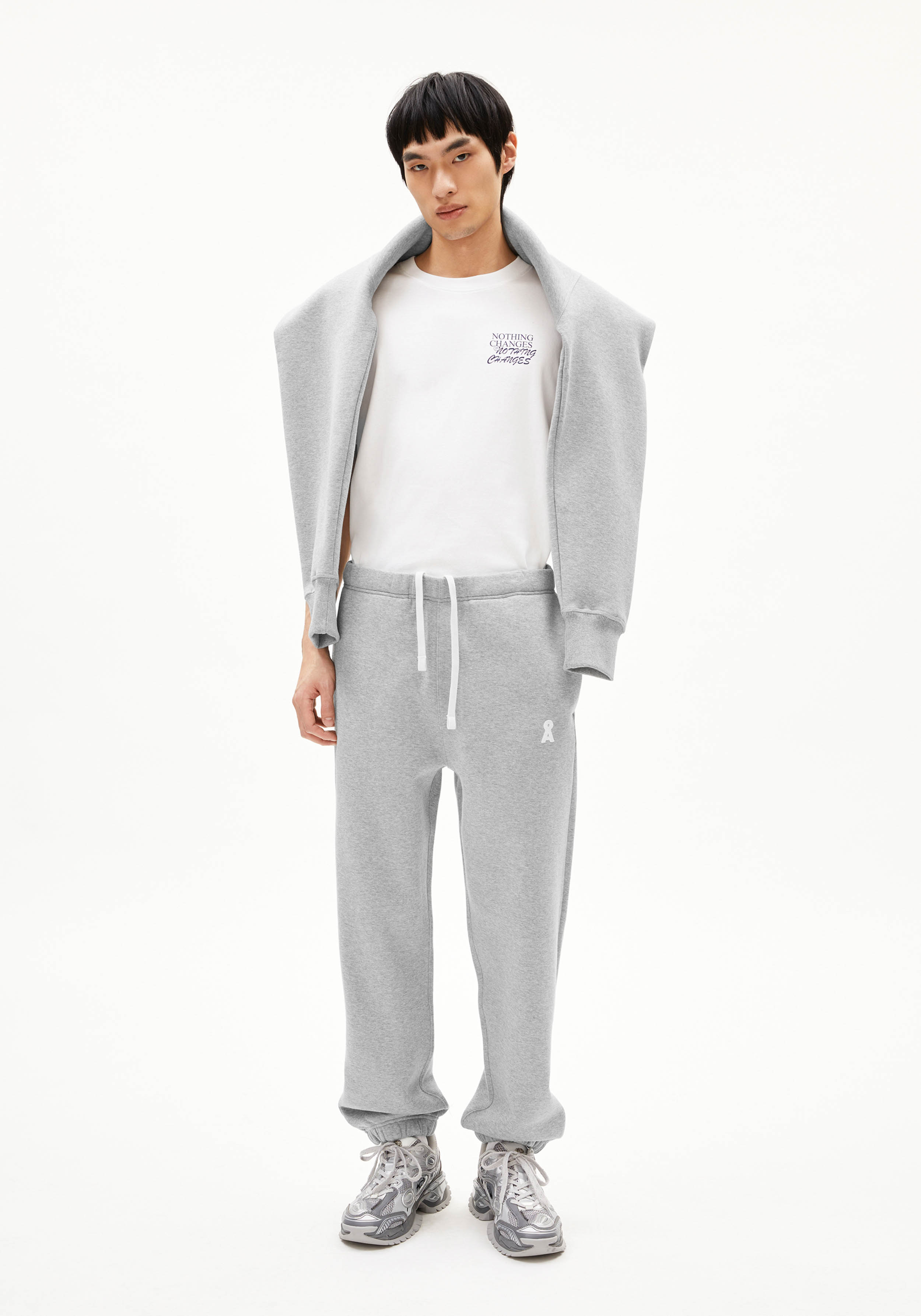Armedangels Sweathose Iconic Å Baasti Melange Silver Melange