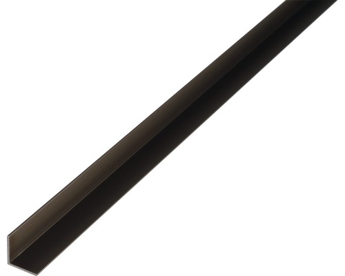 Aluminium hoekprofiel, brons geanodiseerd, 15x15x1 mm, 1 m