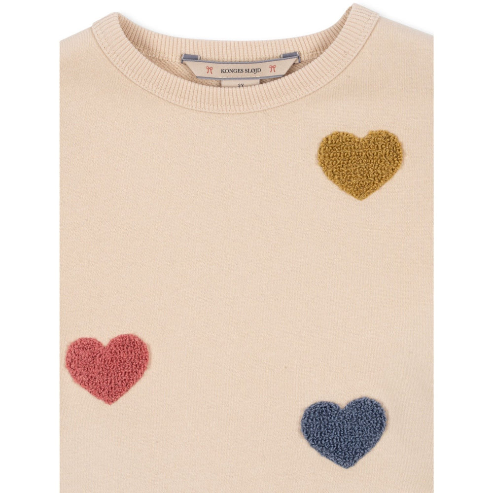 Køb Konges Sløjd Multi Heart Lou Terry Sweat Kjole Ocs