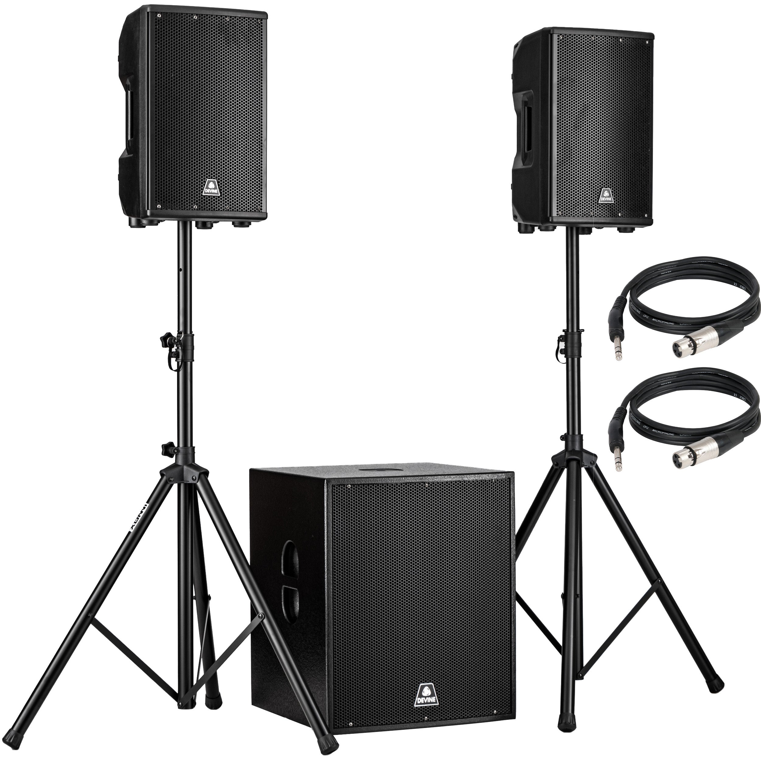 Devine Axeo 2.1 speakerset 10A + 15SA