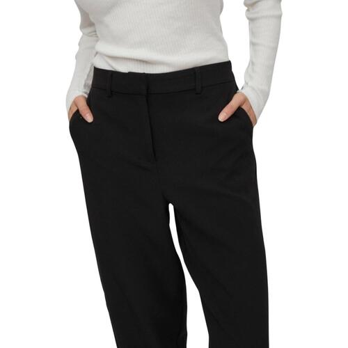 Vila - VIKAMMA HW PANT Negro