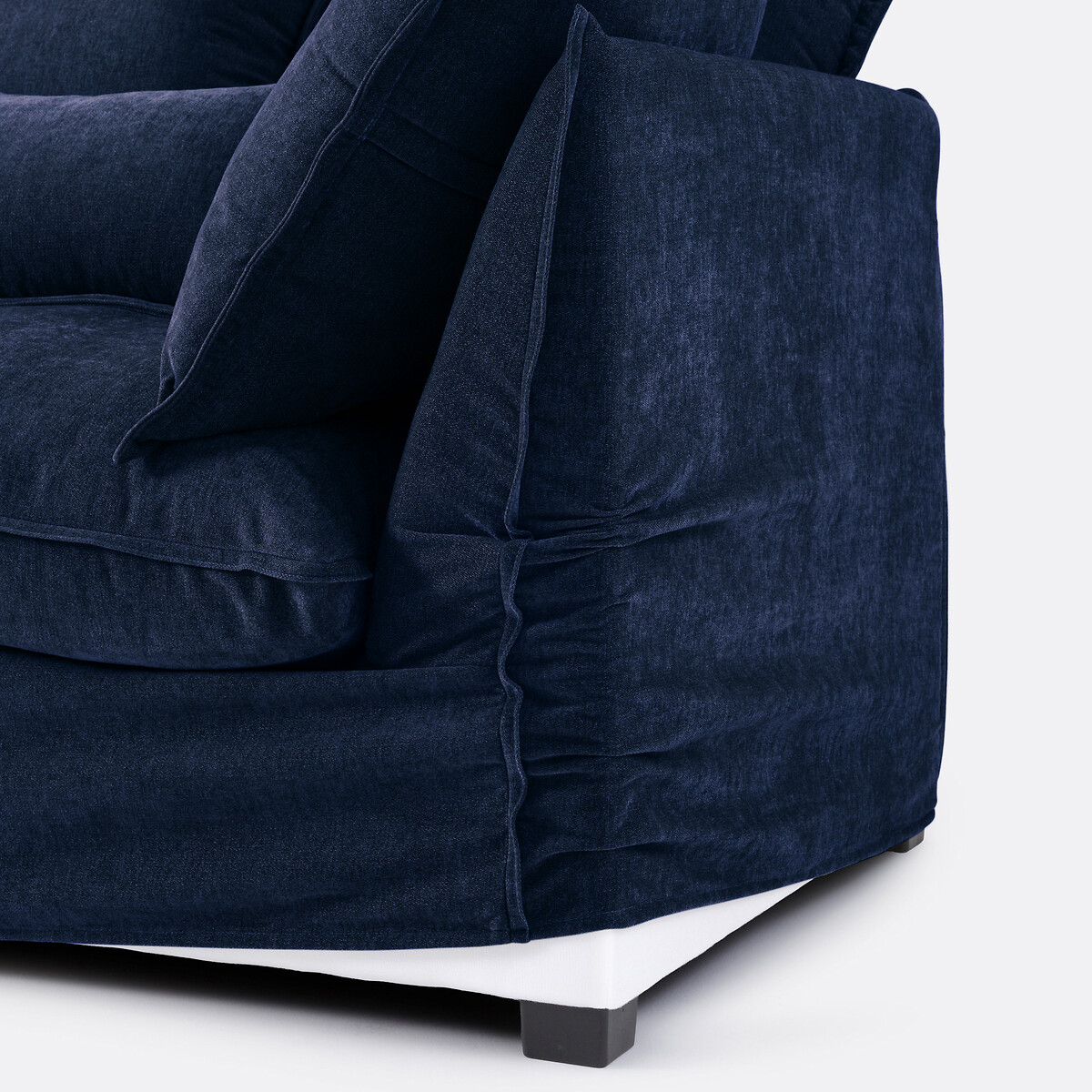 LA REDOUTE INTERIORS<br>Poltrona esquerda em poliéster mesclado, Odna