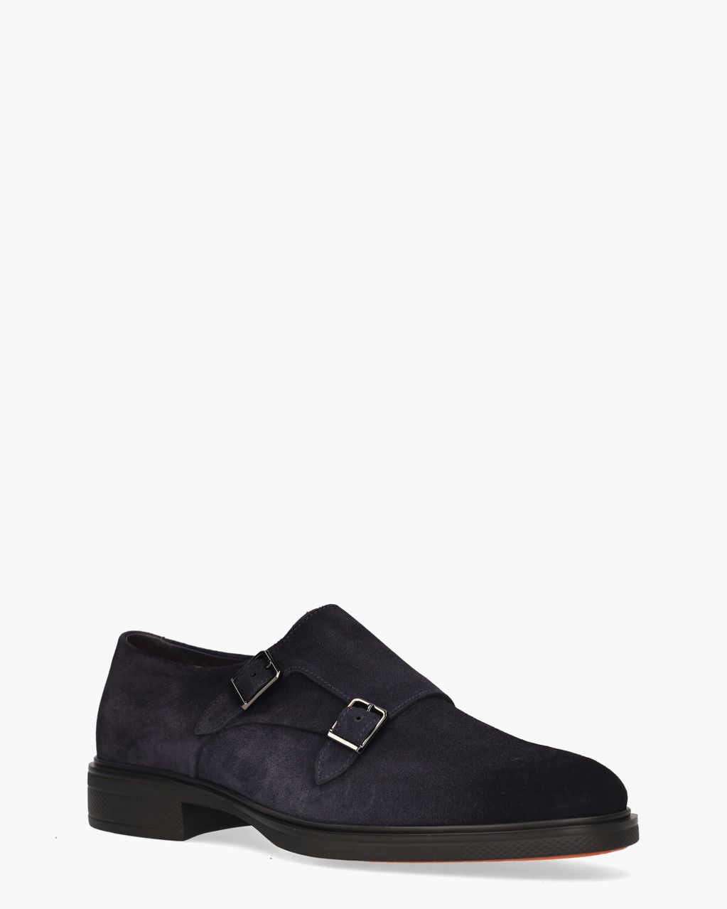 Santoni 18949 Donkerblauw Heren Gespschoenen