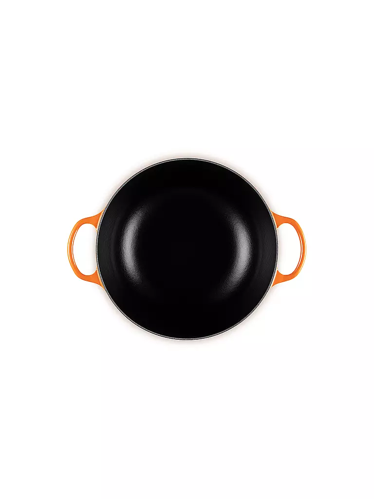 LE CREUSET Kochtopf 26cm LA MARMITE SIGNATURE Ofenrot  orange