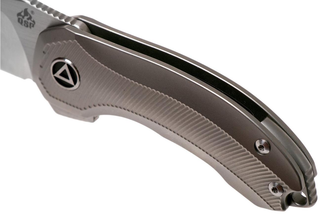 QSP Knife Hamster QS138-A Grey zakmes