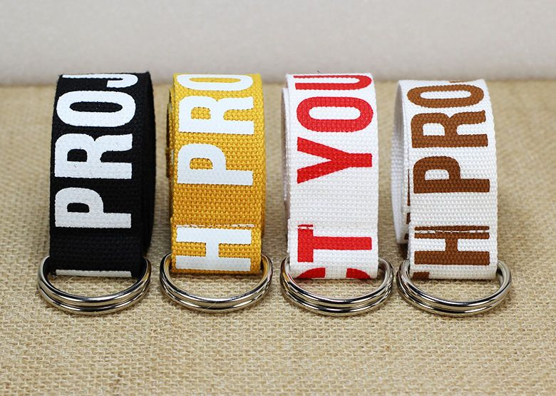 Rofuka - Lettercanvas riem zonder gaten