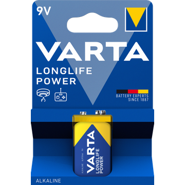 Varta Longlife Power 9V 1 Stuk
