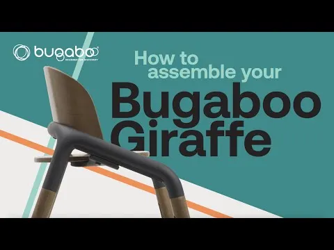 Bugaboo Chaise Haute Complète Giraffe - Noir