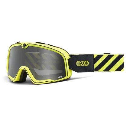 Lunettes moto 100% BARSTOW - THE ARSENALE - ECRAN FUME - Jaune / Noir