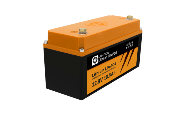 Liontron Hochleistungs Traktions‐ / Speicherbatterie LiFePO4 LX 12,8 V / 10,5 Ah
