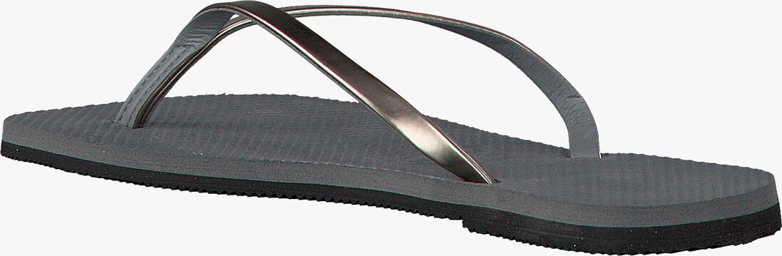 HAVAIANAS grijze havaianas teenslippers you metallic