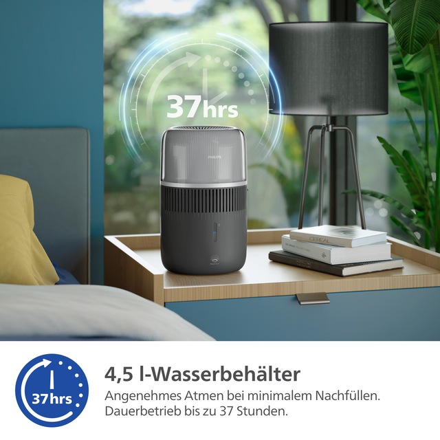 Philips Luftbefeuchter »HU5710/03 5000 Series« 4,5 l Wassertank für 56 m² Räume, mit NanoCloud Technologie