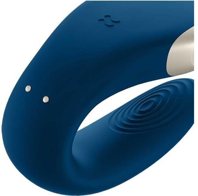 Double Love Luxury Partner Vibrator - Blue