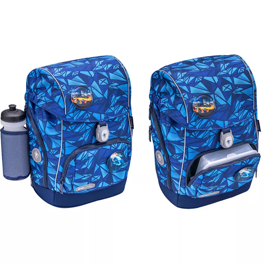 Belmil Schulranzen Premium Comfy Plus Set 5-teilig Glacier Blue