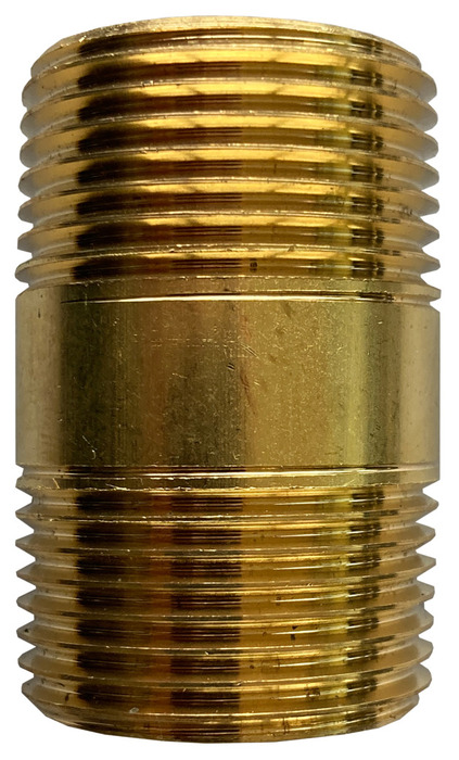 Nippelrør messing 3/4