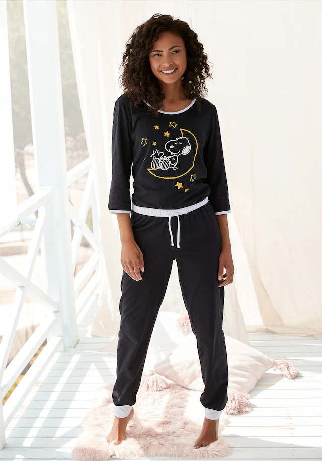 Peanuts Pyjama, 2 Stk. mit Snoopy Druckmotiv