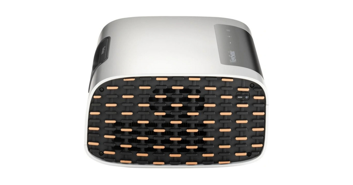 ViewSonicM10E Draagbare RGB Laser Slimme Projector met Harman Kardon Speaker​  (Zwart/zilver, 2200 ANSI Lumen)