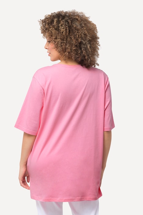 T-Shirt, Rundhalsausschnitt, Relaxed, Halbarm