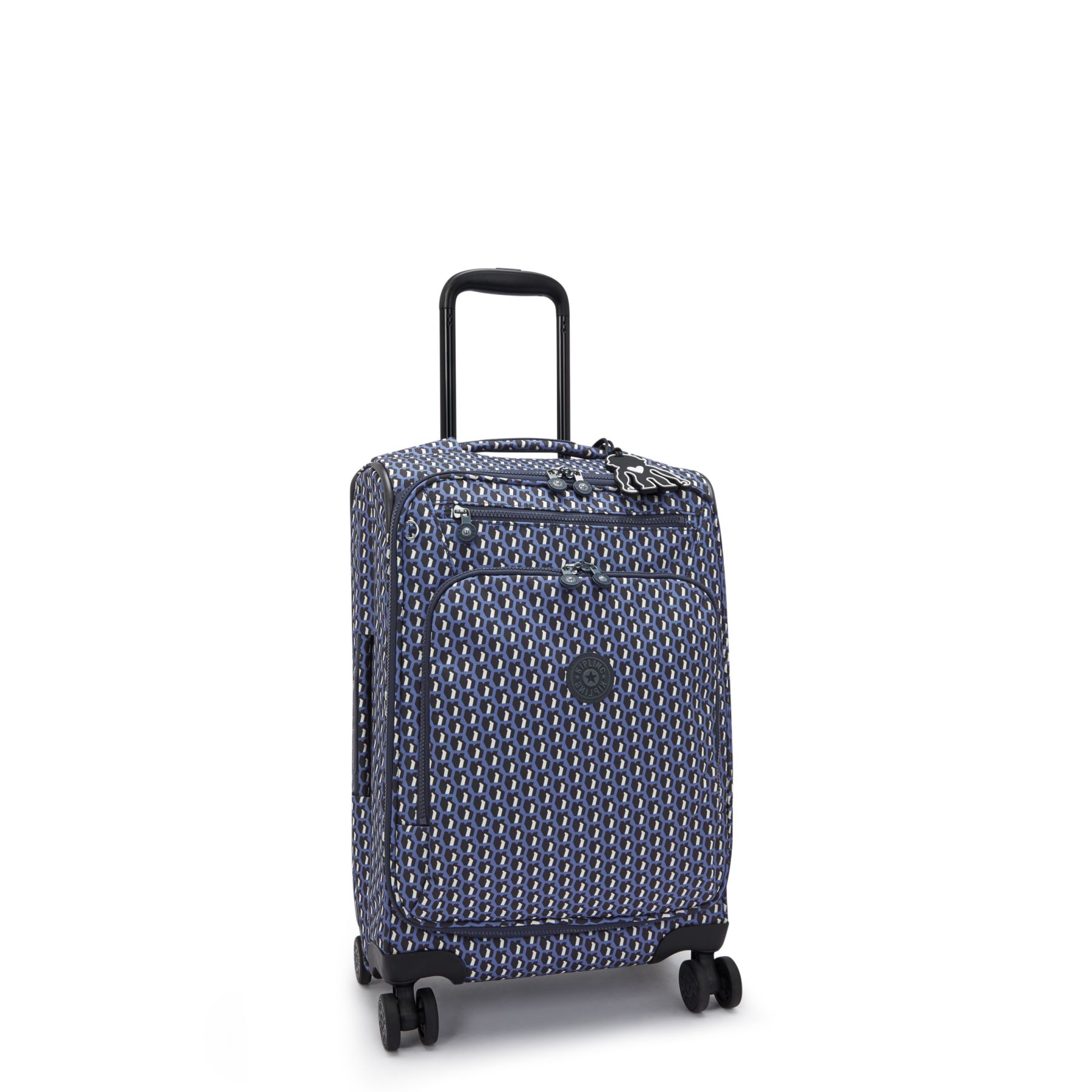 NEW YOURI SPIN S Petite Valise à Roulettes avec Poignée Télescopique - 3D K Blue
