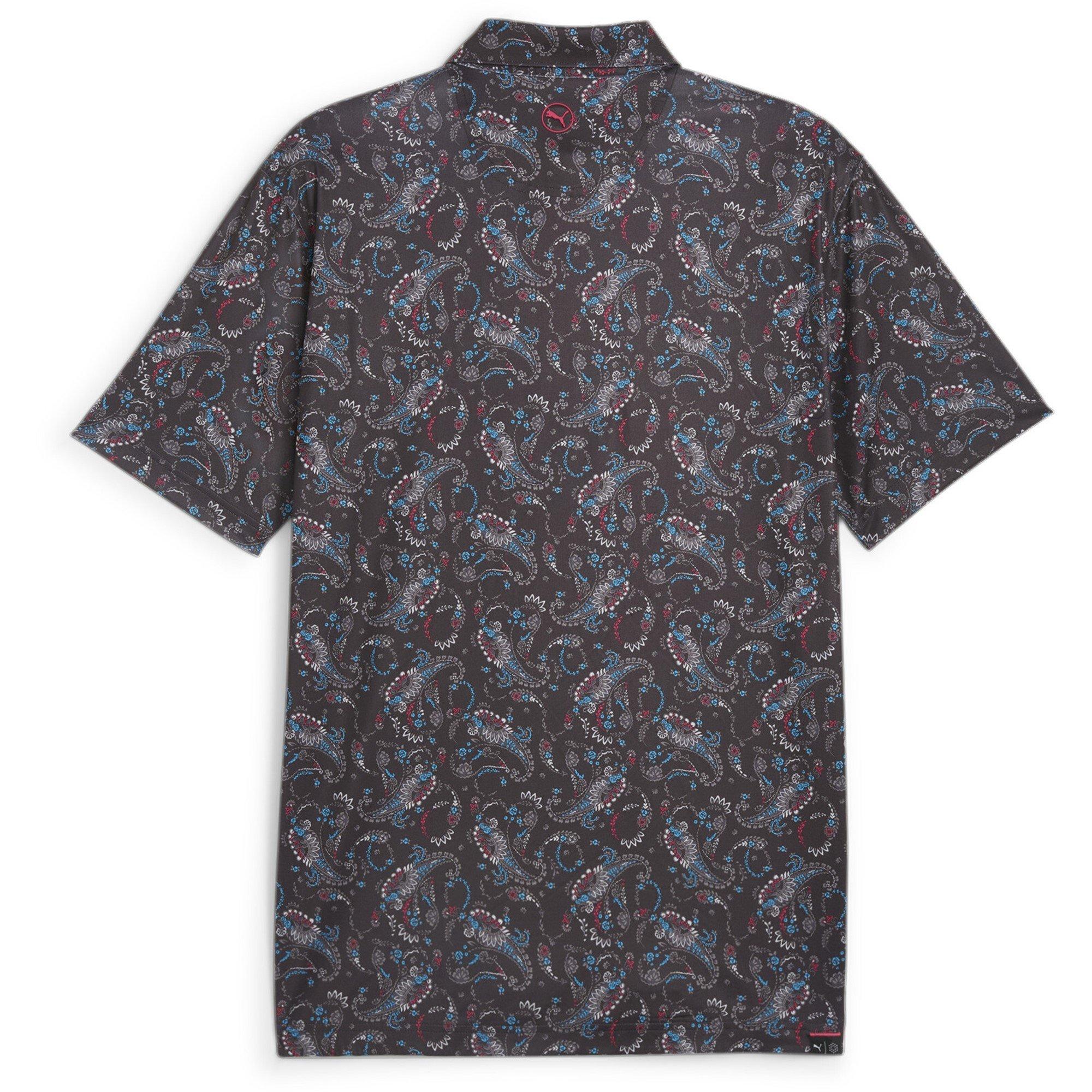 Puma Puma Cloudspun Paisley Polo Shirt Mens