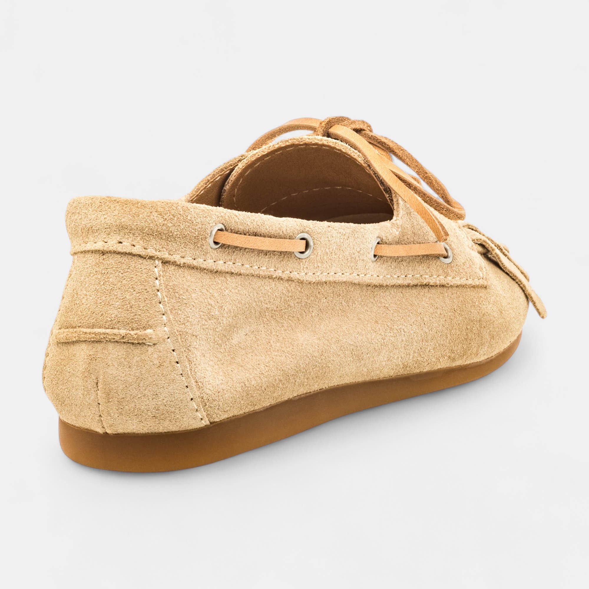 Mocassins Femme en cuir beige