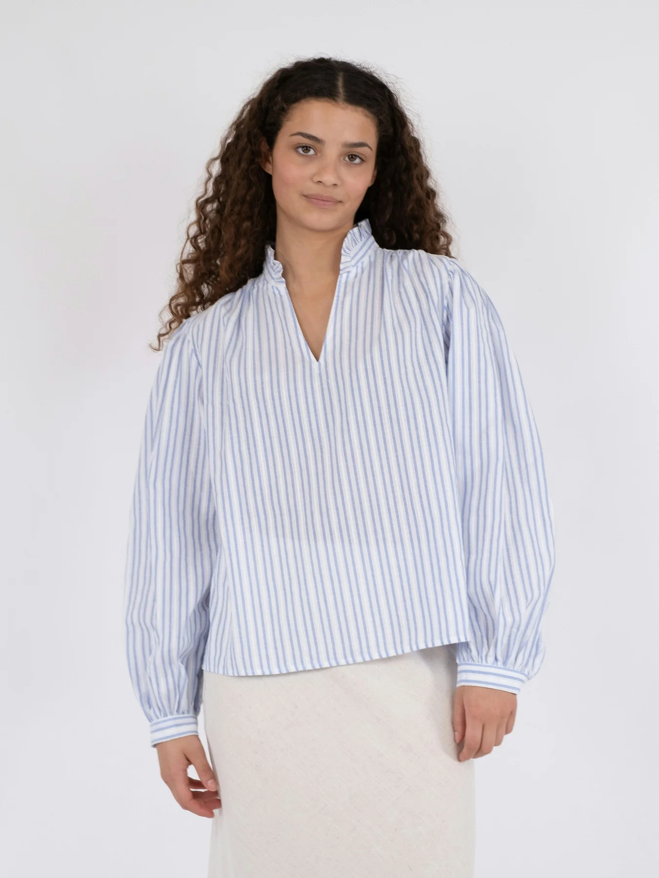 Neo Noir Johanne Stripe Blouse