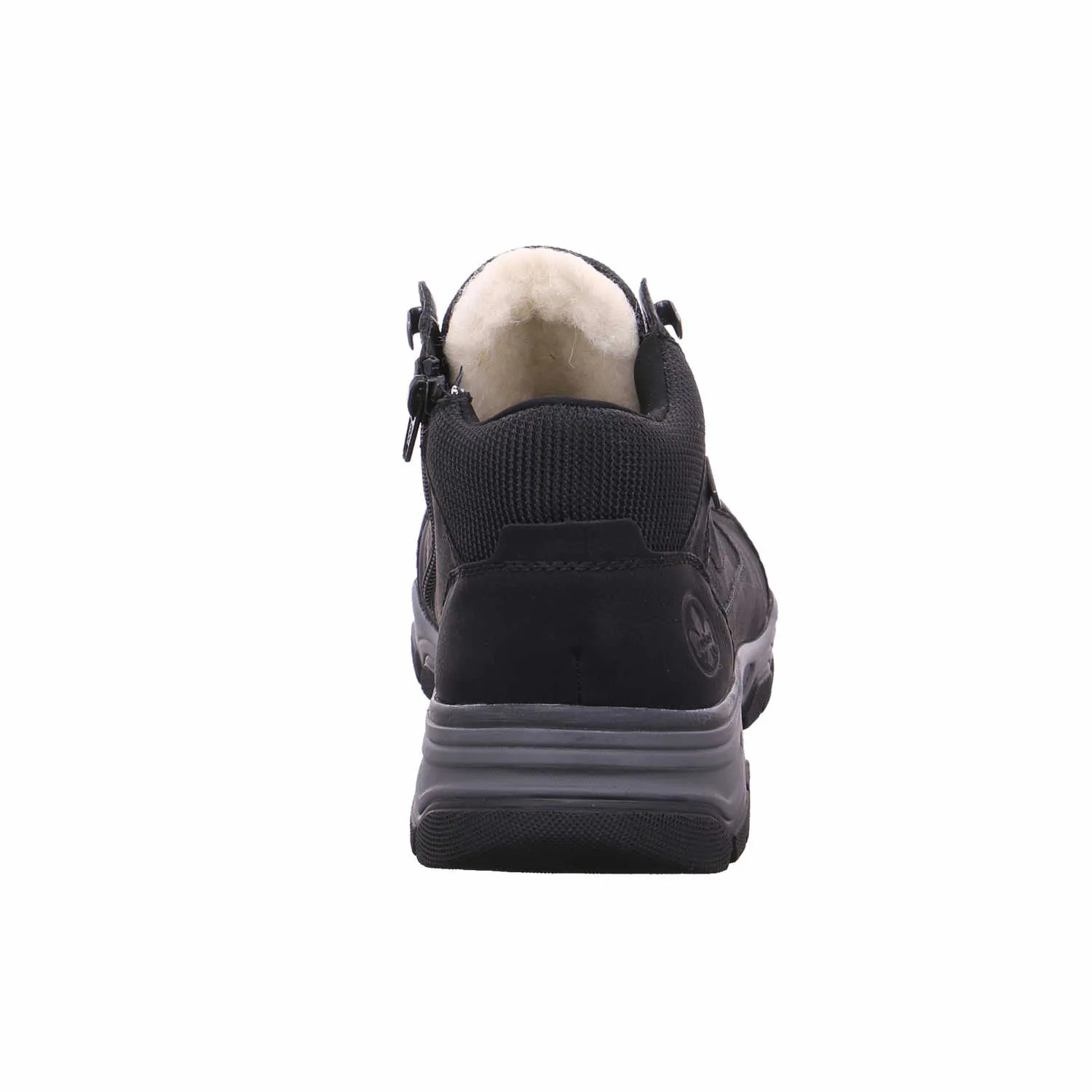 RIEKER Winter-Boots Schwarz Lederimitat
