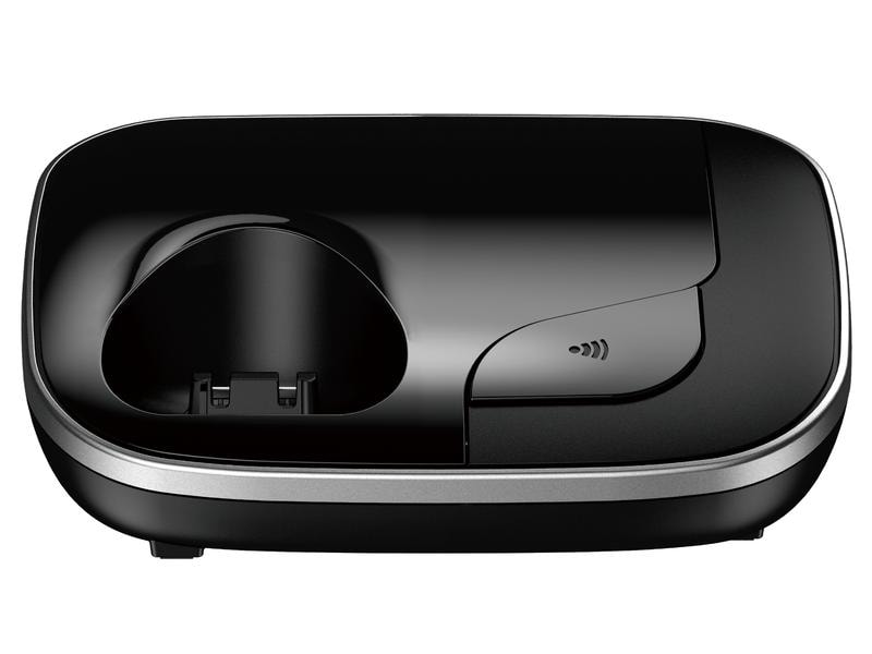 Panasonic Schnurlostelefon KX-TGJ310SLB Schwarz Elegantes und luxuriöses digitales Schnurlostelefon