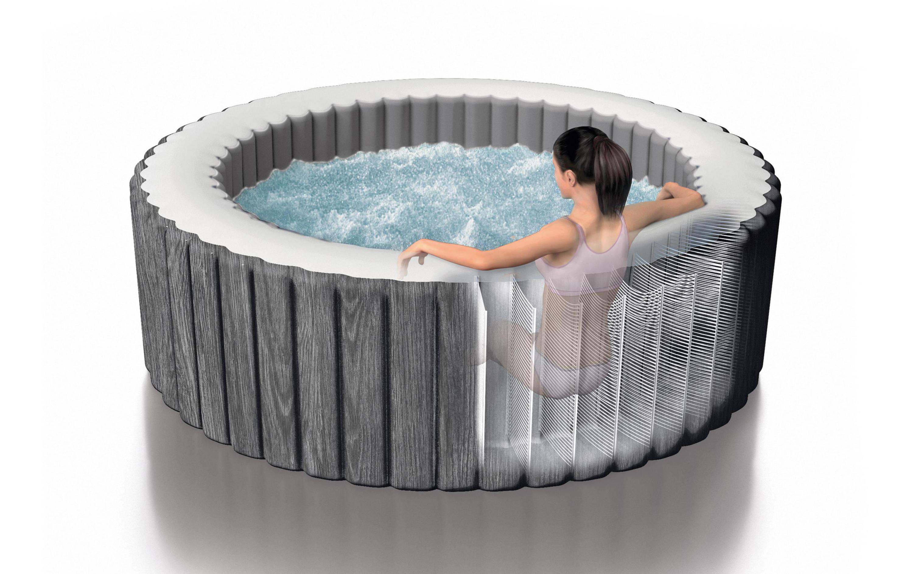 Whirlpool PureSpa Bubble Massage Ø 196 cm, 2020<br>Luxuriöse Entspannung mit 140 Luftdüsen