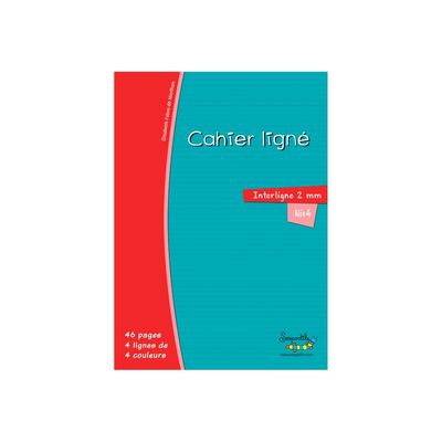 HOLDHAM - Cahier de notes - reliure cousue - A4 - 24 feuilles / 48 pages - ligné