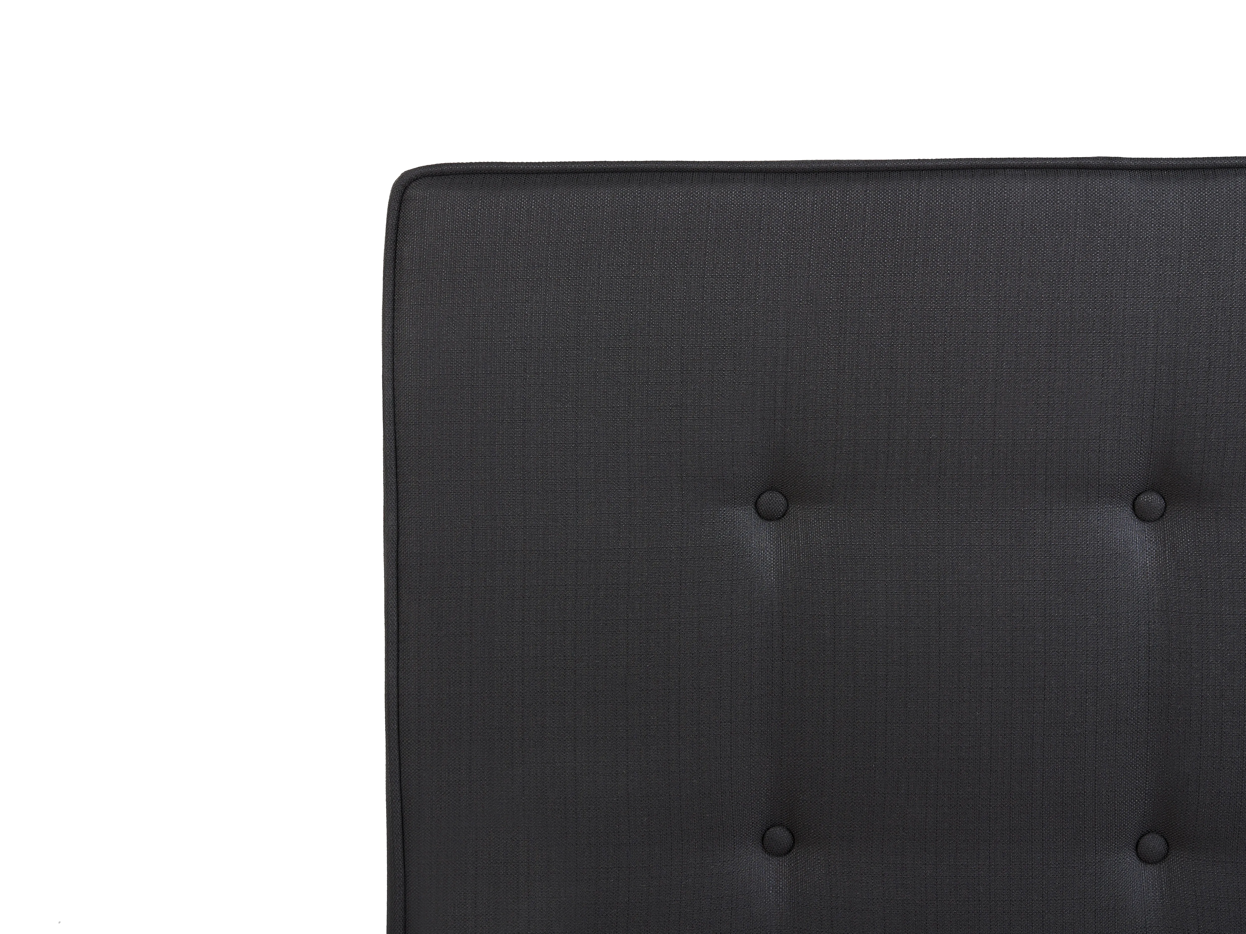 Bed Stof AMBASSADOR 180 x 200 cm Zwart