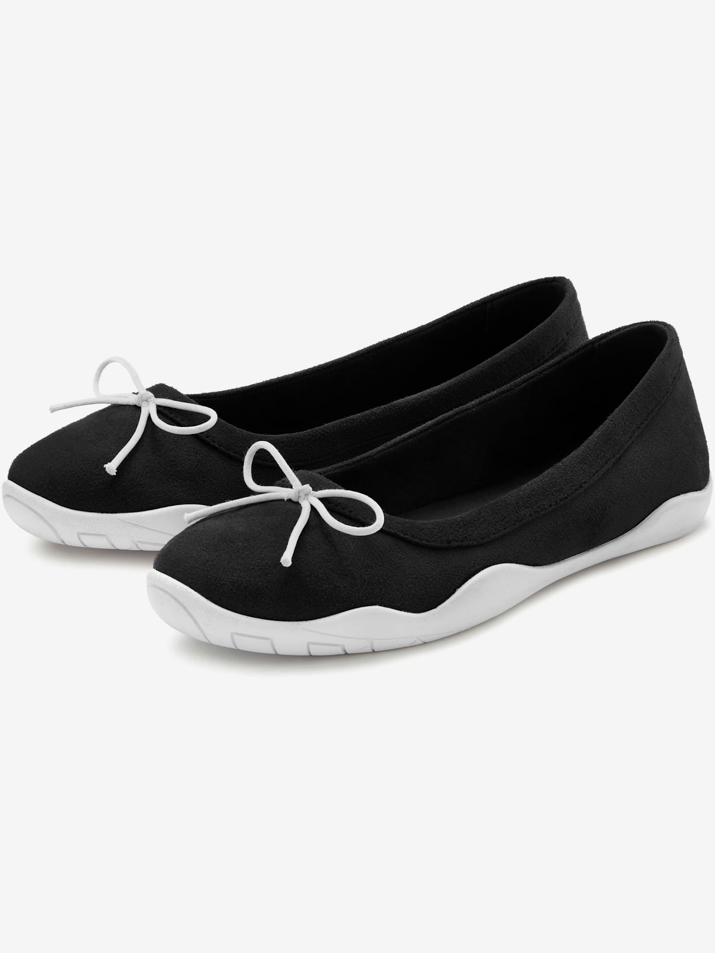 Ballerines avec nœud et semelle ultra-légère et souple