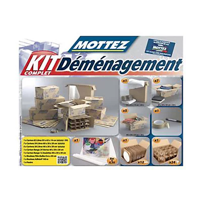 Kit de déménagement Mottez 17 pièces
